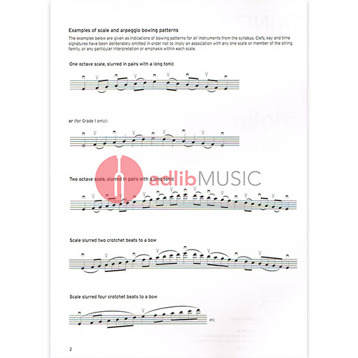 Trinity Violin Scales Arpeggios Studies From 2016