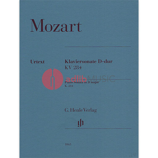 Mozart - Sonata Dmaj K284 - Piano Solo Henle HN1063