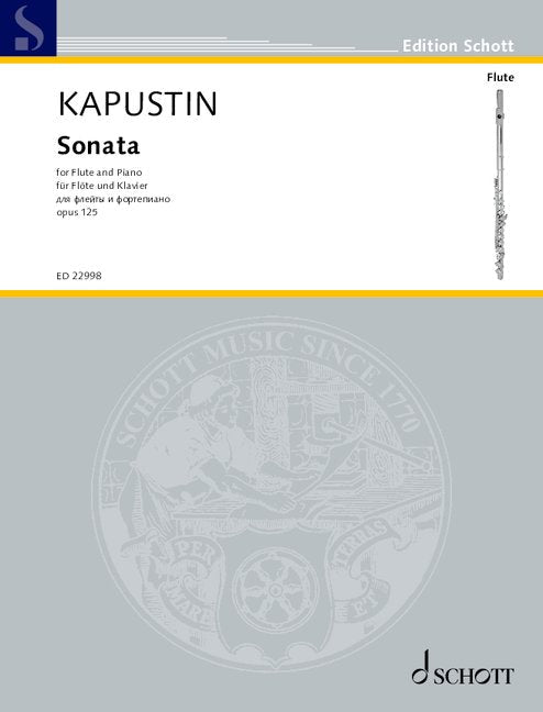 Sonata for Flute and Piano Op 125 - Kapustin Nicola