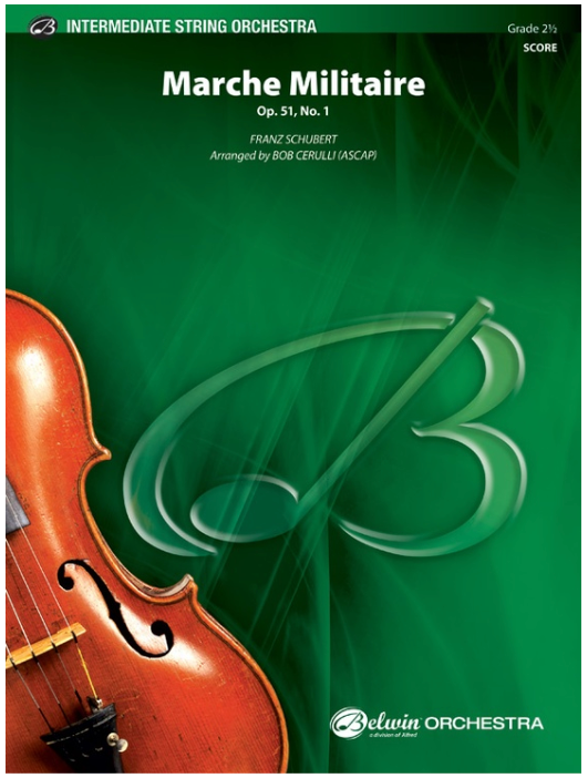 MARCH MILITAIRE SO GR2.5 SCHUBERT FRANZ