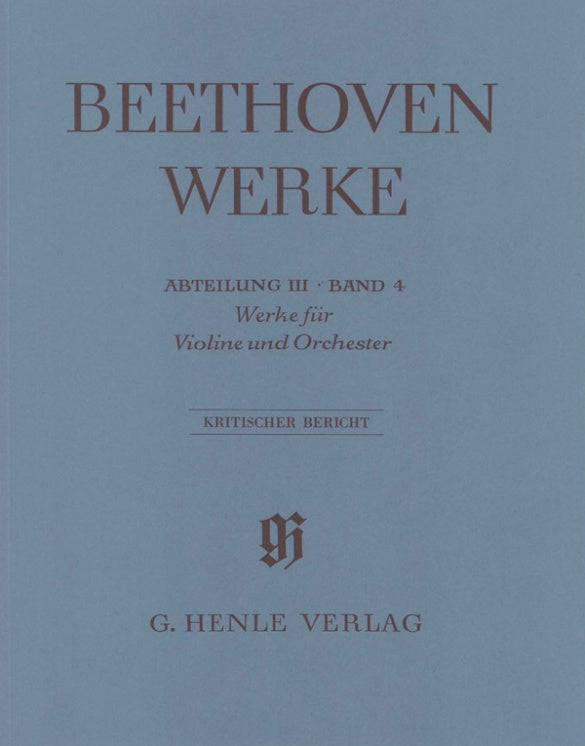Works for Violin and Orchestra Full Score