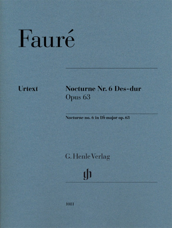 Nocturne No 6 in Db Major Op 63 Piano