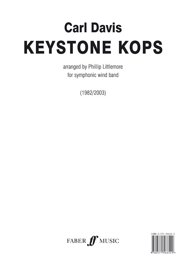 KEYSTONE COPS WIND BAND SCORE