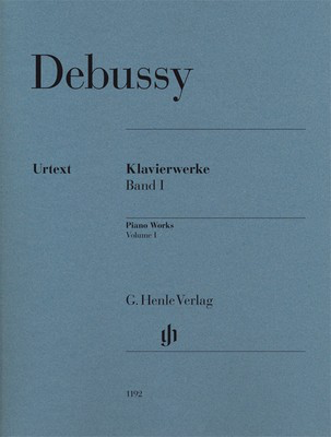 Debussy Piano Works Volume 1