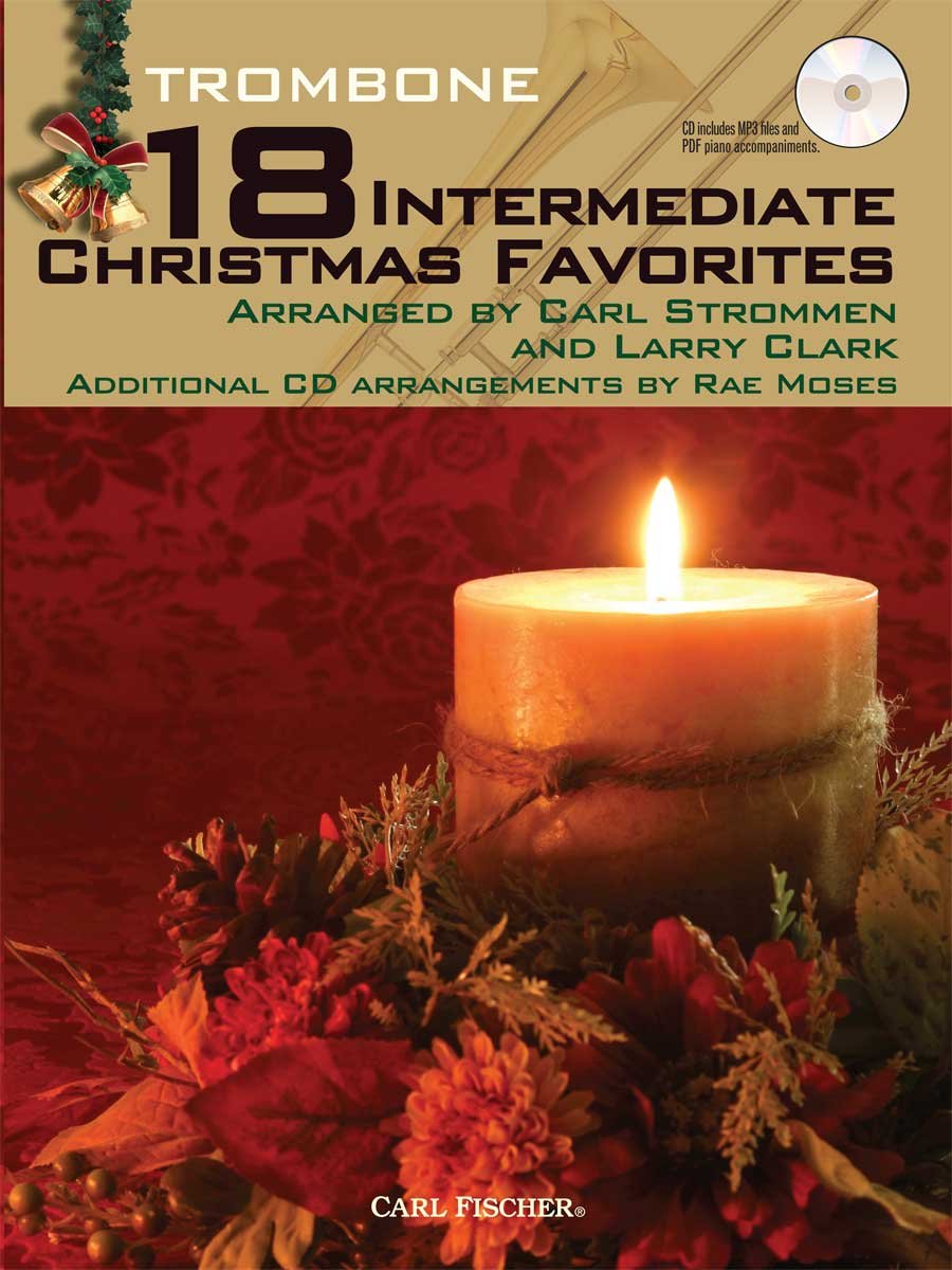 18 Intermediate Chistmas Favorites Trombone Bk/OA