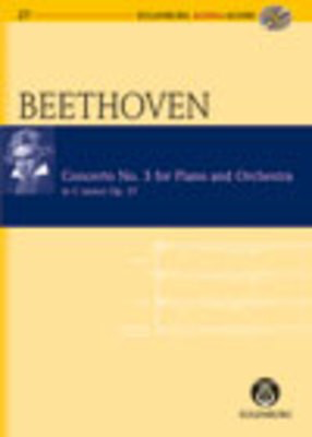 Concerto No 3 Op 37 Study Score Bk/Cd