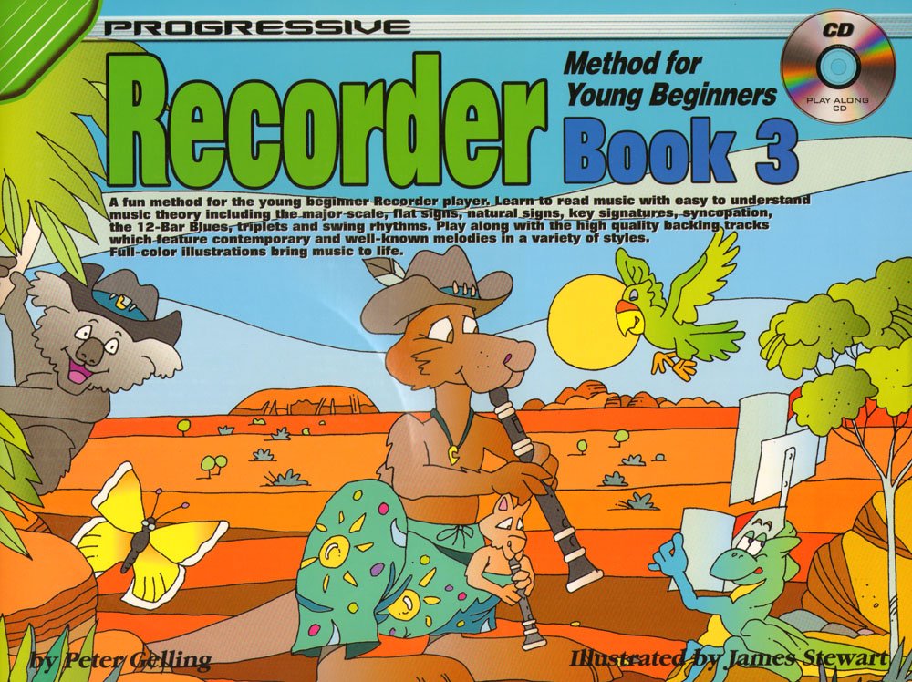 Progressive Recorder Meth for Yng Begin Bk 3 Bk/CD
