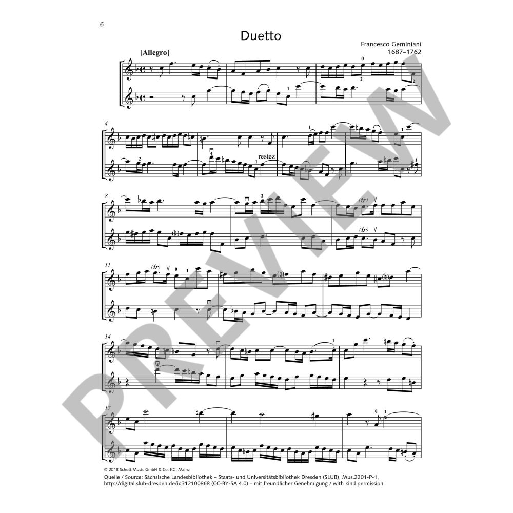 Violin Duets - 30 Duets from 4 Centuries