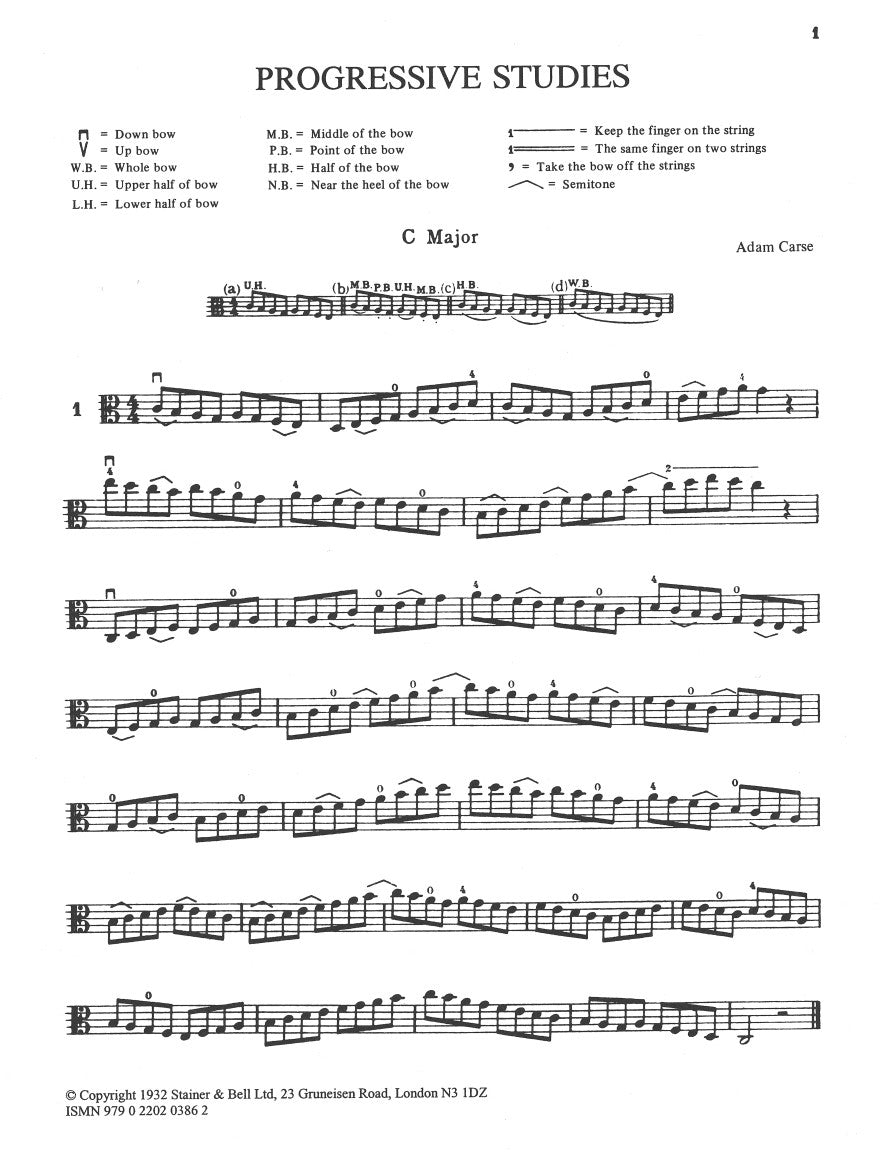 Carse Viola School of Progressive Studies Book 2