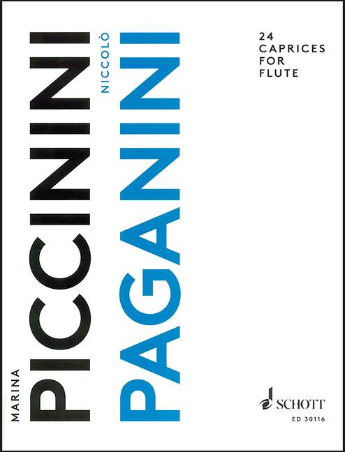 24 Caprices for Flute - Paganini Niccolo Piccinini Marina