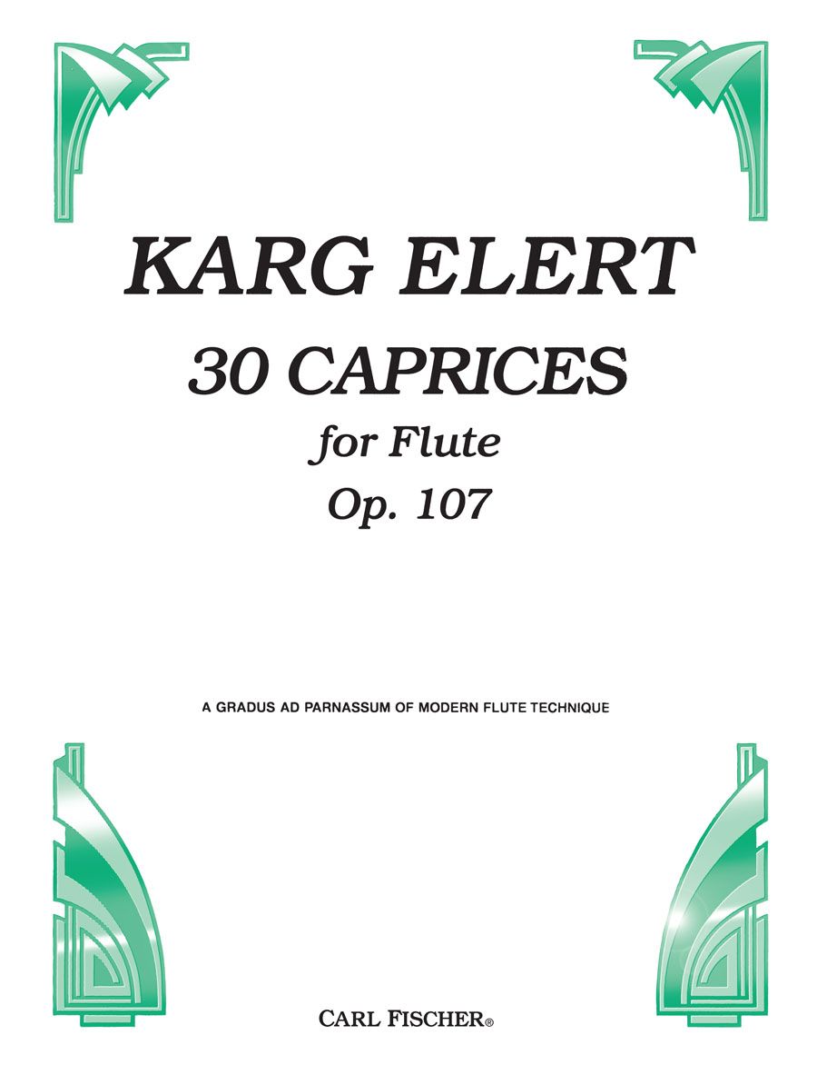Karg-Elert - 30 Caprice Op107 - Flute Solo Fischer CU176