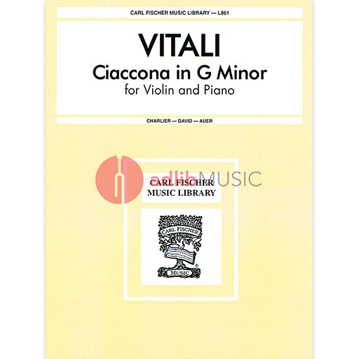 Chaconne in G Minor for Violin and Piano