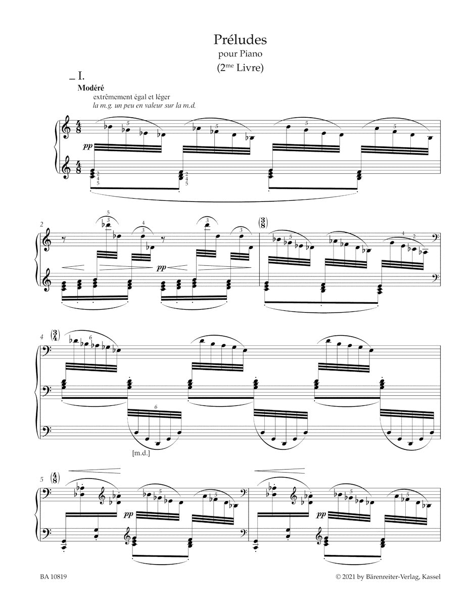 Debussy Preludes Vol 2 Piano