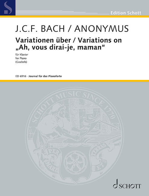 Variations on Ah vous dirai je maman Piano