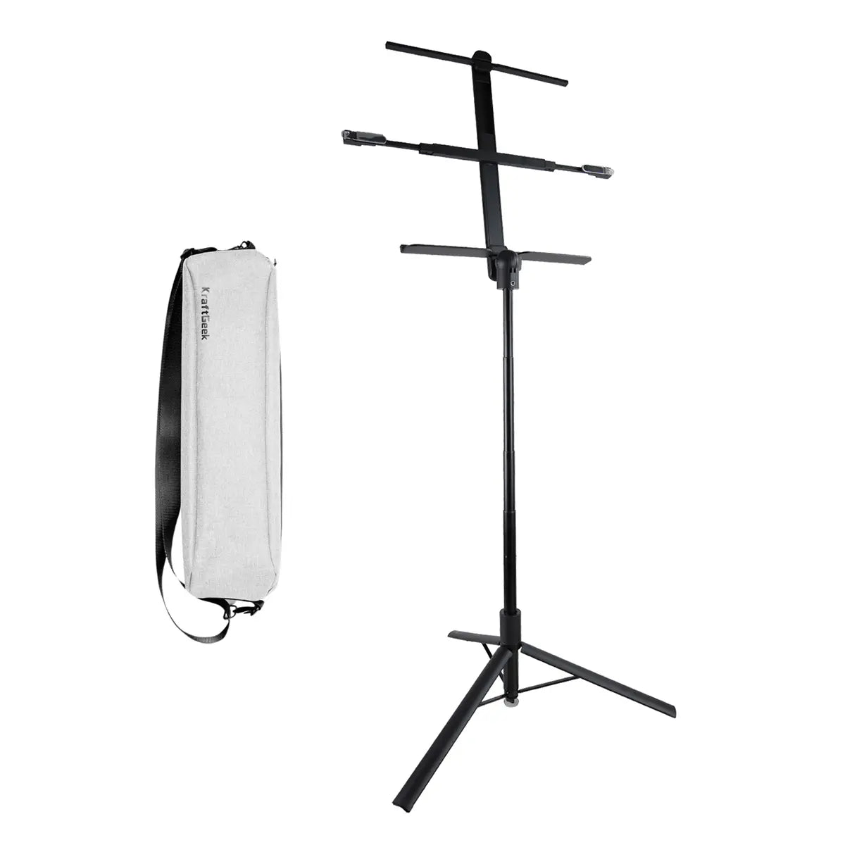 KraftGeek Capsule LITE Music Stand Gig Combo with Bag