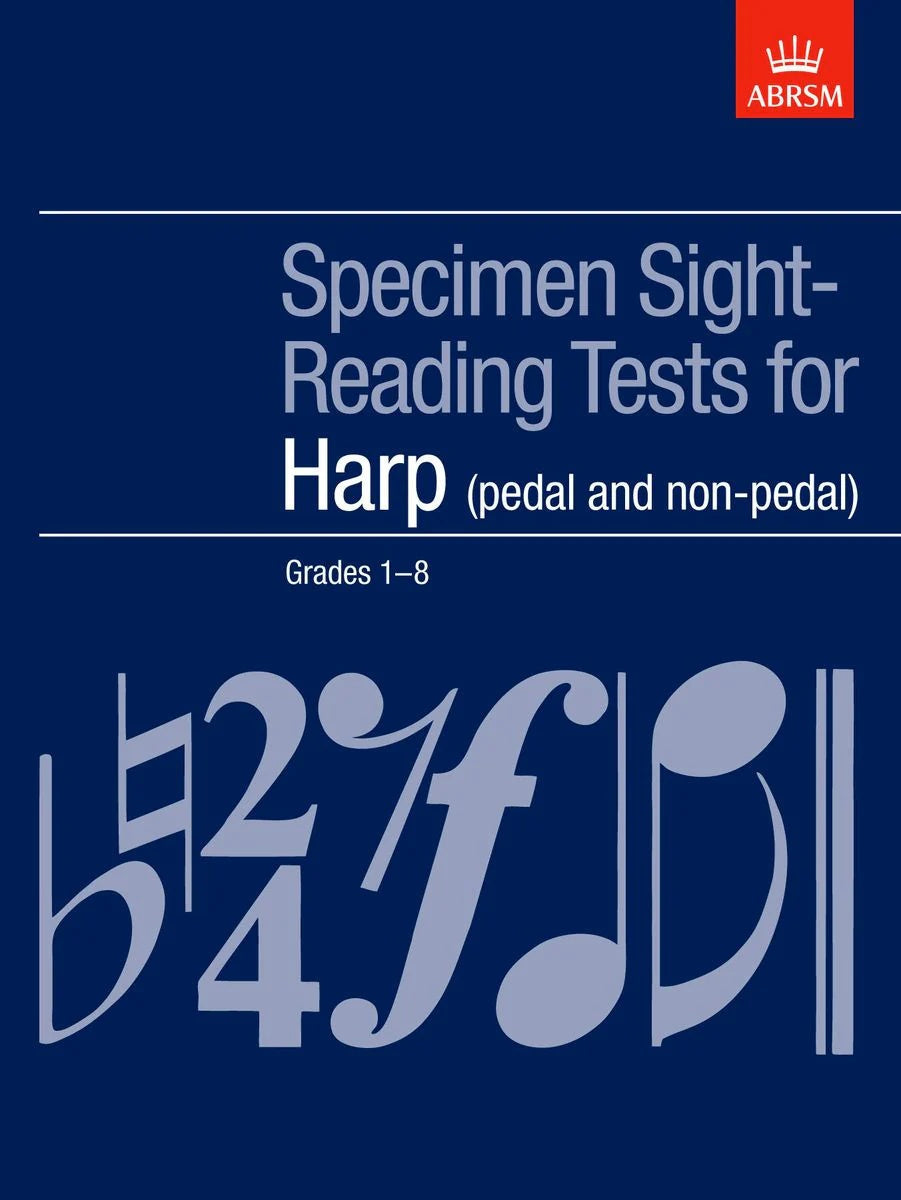 ABRSM Harp Specimen Sight-Reading Tests Grade 1-8