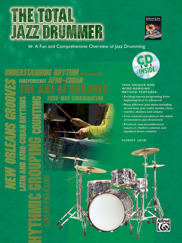 TOTAL JAZZ DRUMMER BK/CD