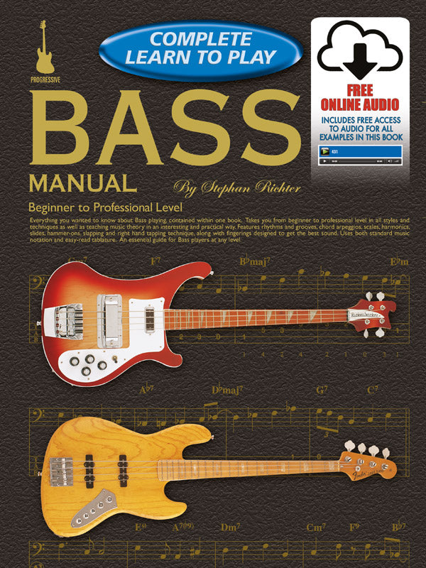 Complete Learn to Play Bass Manual Bk/2OLA