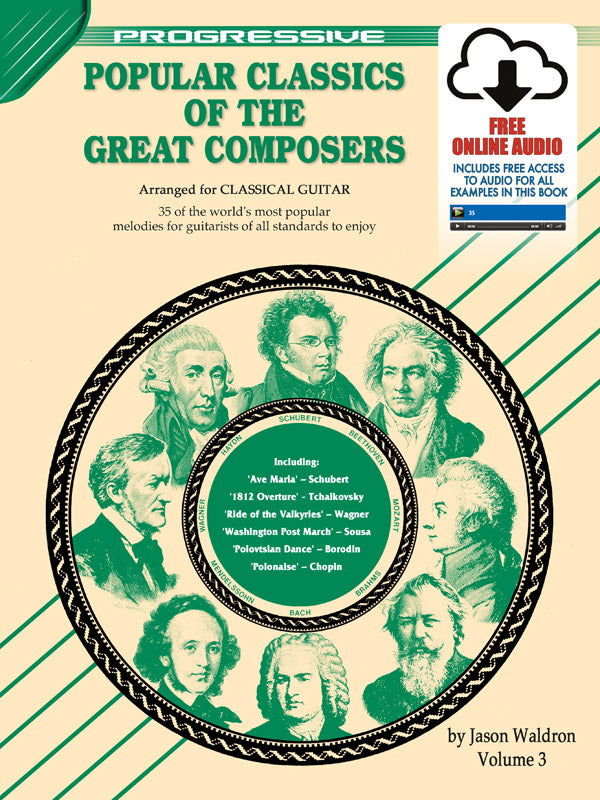 Popular Classics of Great Composers Vol 3 Bk/OLA - Classical Guitar