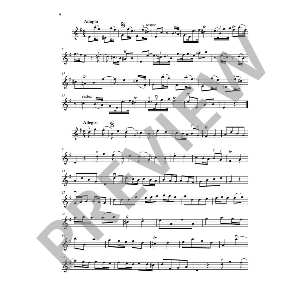 Violin Duets - 30 Duets from 4 Centuries