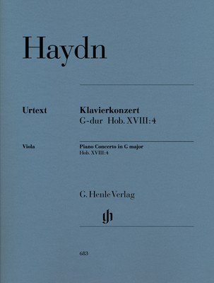 Piano Concerto in G major Hob XVIII:4 Quintet Vers