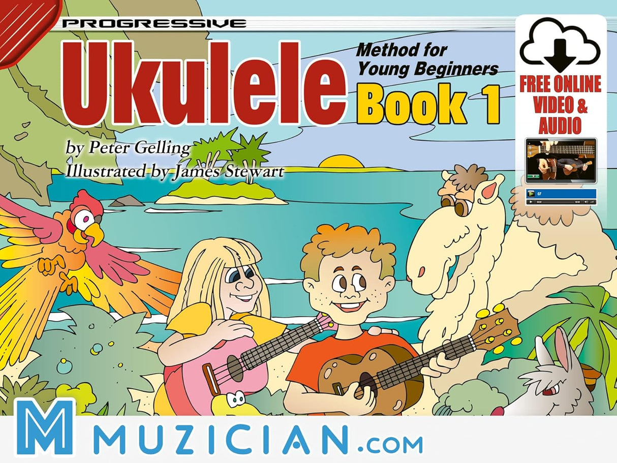 Progressive Ukulele Meth for Young Begin Bk 1 Bk/OA