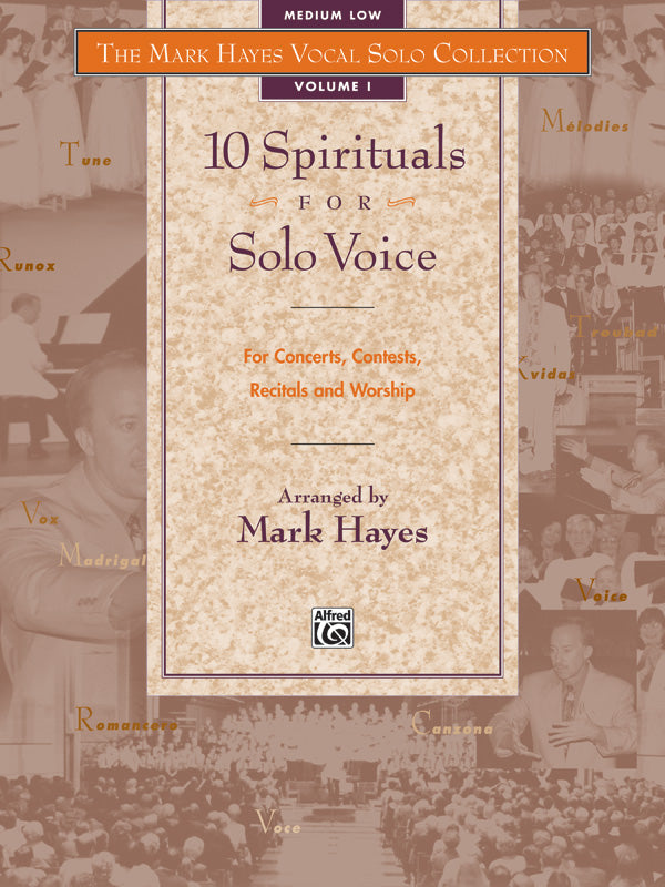 SPIRITUALS 10 FOR SOLO VOICE BK 1 MED/LOW