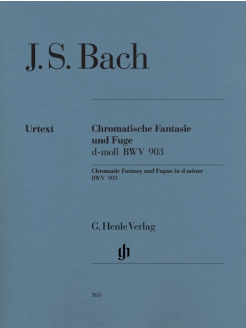 Bach - Chromatic Fantasy & Fugue DMin BWV903 & 903a - Piano Solo Henle HN163