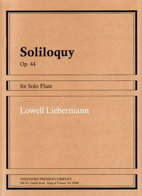 Soliloquy For Solo Flute Op 44