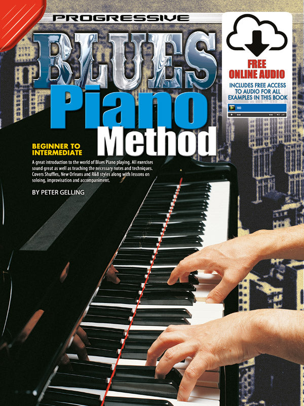 Progressive Blues Piano Method Bk/OLA