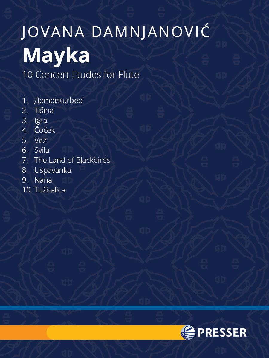 Mayka 10 Concert Etudes for Flute - Damnjanovic 114-42362