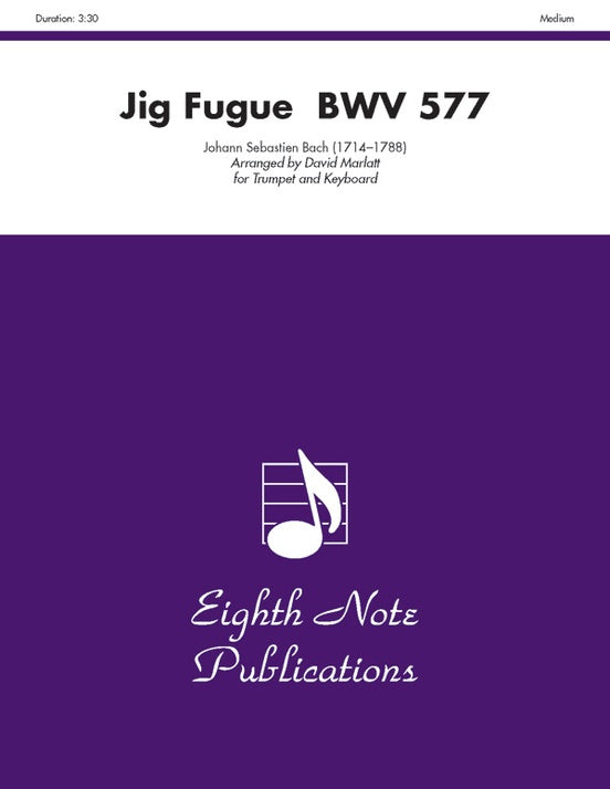 Jig Fugue BWV 577 Trumpet/Piano
