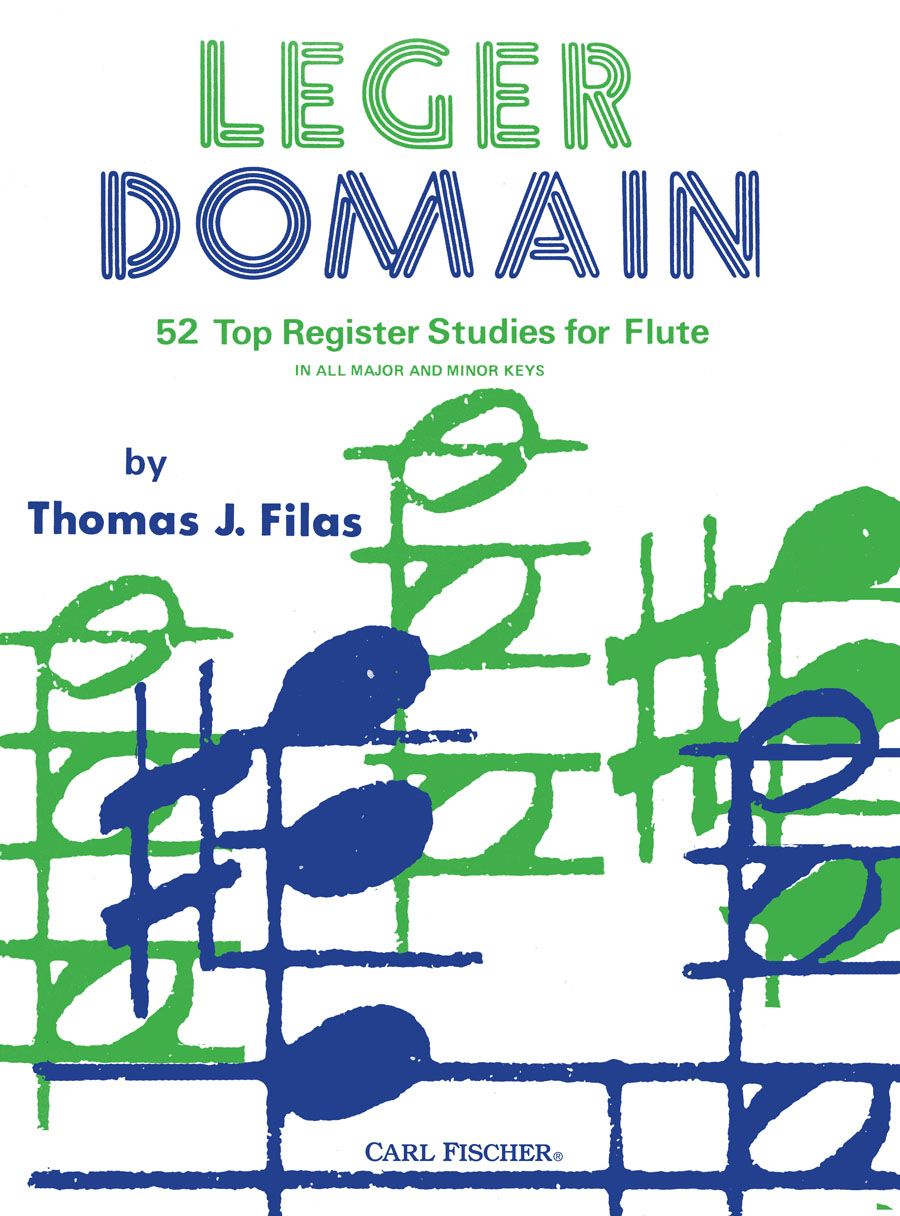 Leger Domain - 52 Top Register Studies for Flute - Filas - Carl Fischer