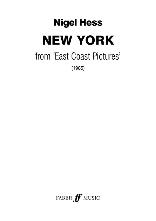 NEW YORK FROM EAST COAST PICTURES FULL SC