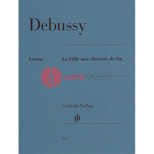 Debussy - La Fille Aux Cheveux- Girl With The Flaxen Hair - Piano Solo Henle HN1319