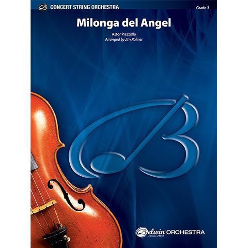 Piazzolla Milonga del Angel String Orchestra Grade 3 Score/Parts arranged by Palmer