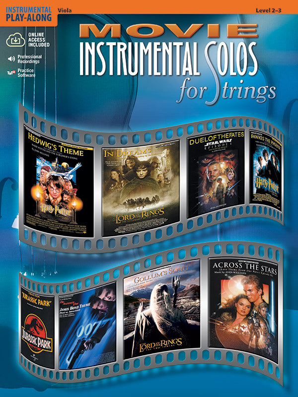 Movie Inst Solos for Strings Viola Bk/CD