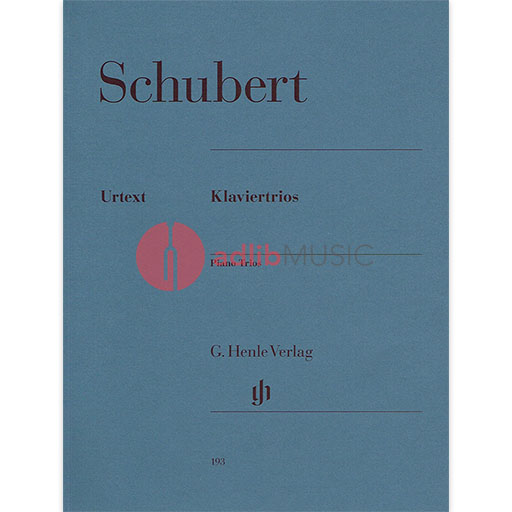 Schubert - Piano Trios Op99 & Op100 - Violin/Cello/Piano Henle HN193