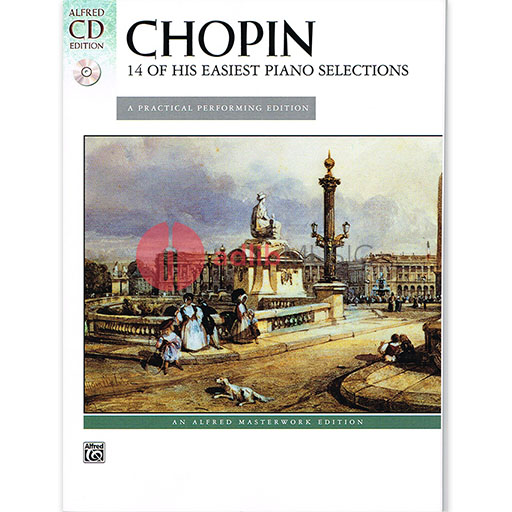 Chopin 14 Easiest Piano Selections Bk/CD