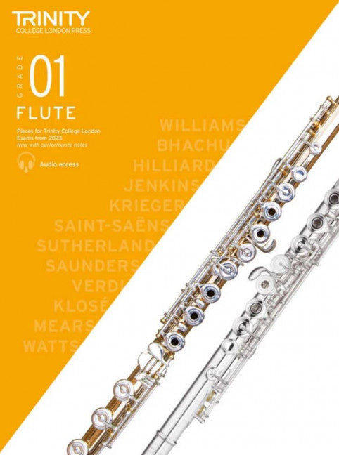 Trinity Flute Exam Pieces from 2023 Gr 1 Sc/Pt