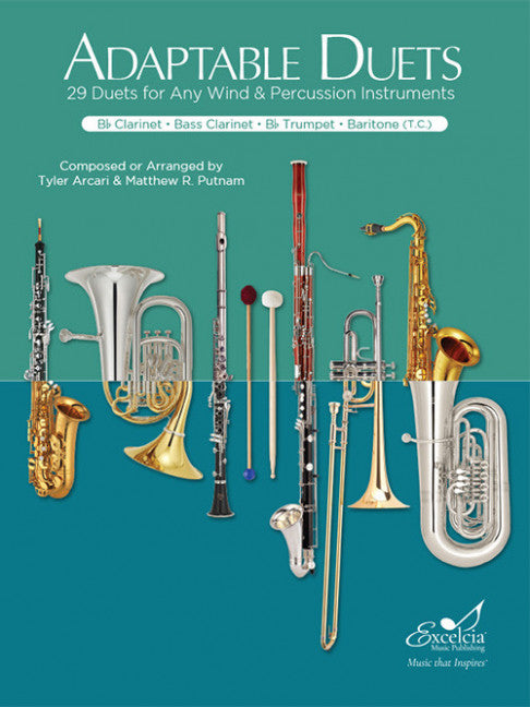 Adaptable Duets for Winds- Clarinet/Trumpet/BariTC