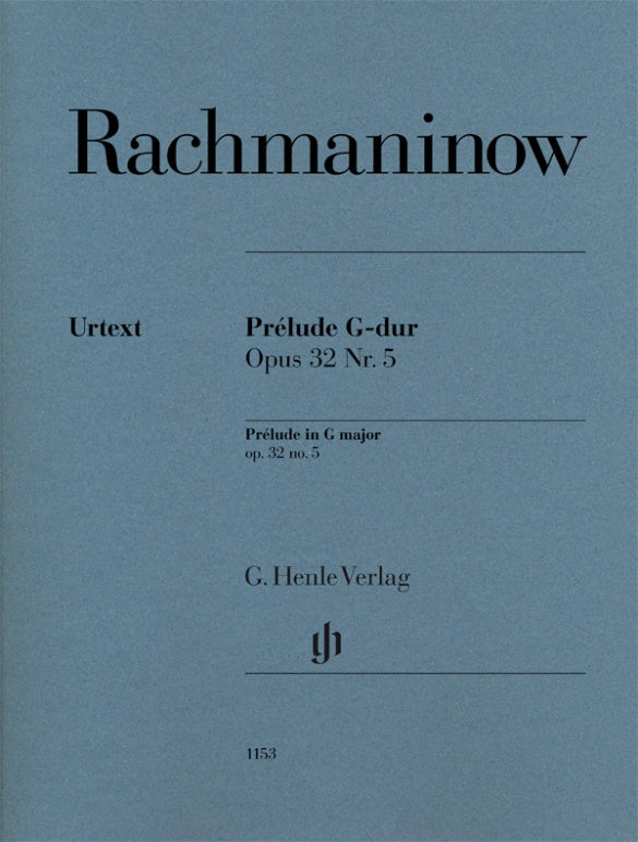 Prelude in G Major Op 32 No 5 Piano Solo