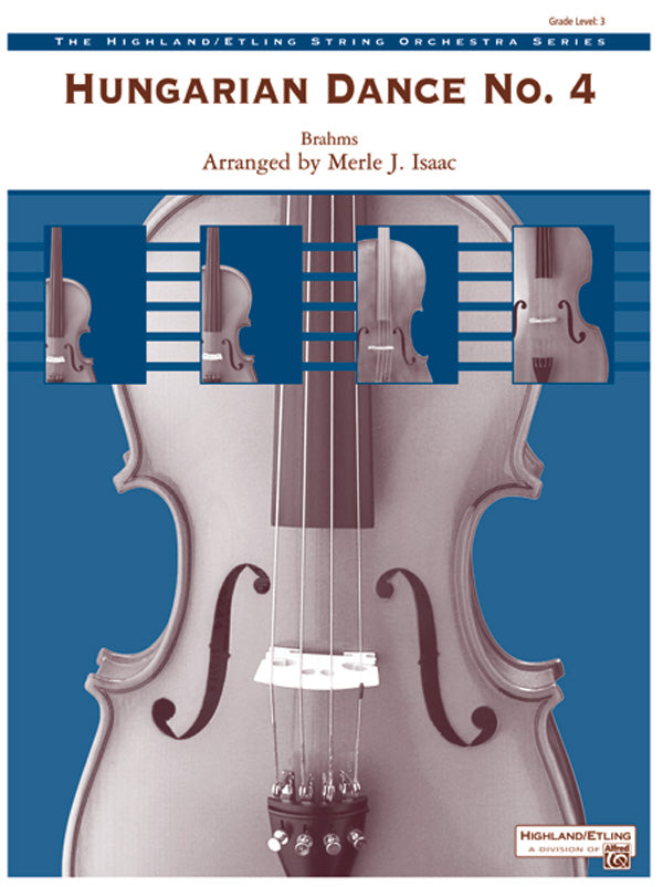 Hungarian Dance No. 4 Johannes Brahms Merle J. Isaac Score/Parts