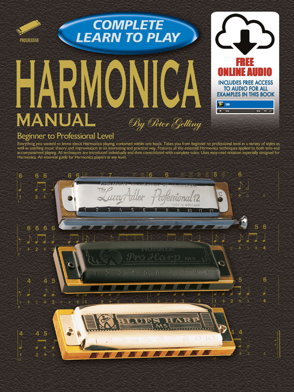 Complete Learn to Play Harmonica Manual Bk/OLA