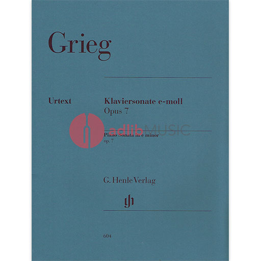 Grieg - Piano Sonata in EMin Op7 - Piano Solo  Henle HN604