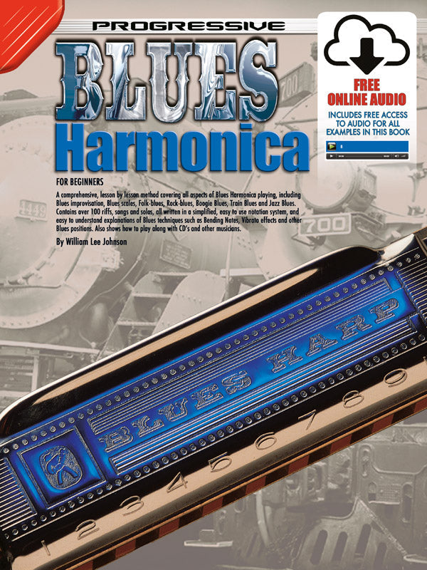 Progressive Blues Harmonica Bk/OLA