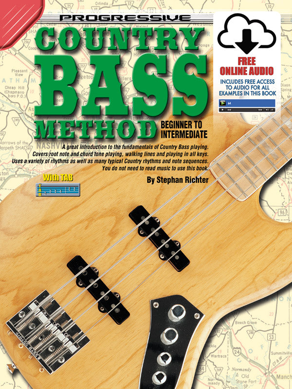 Progressive Country Bass Bk/OLA
