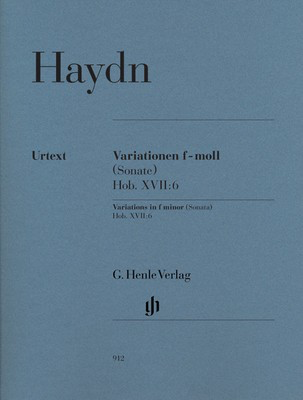 Variations in F minor Hob XVII:6 Piano Solo