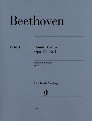 Beethoven - Rondo Op51 #1 C Urtext - Piano Solo Henle HN140