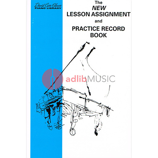 Lesson Assignment and Practice Record Book